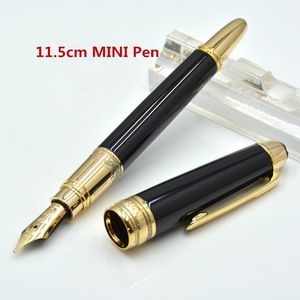 Luxe Volledige metalen Leuke Mini Korte Fontein Roller Bal Pen School Office Supplier Schrijf Vloeiende Draagbare Pocket Pennen