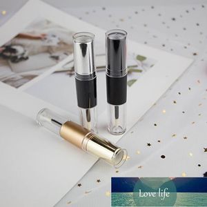 DIY leere Doppeltops Lippenglasur- und Lippenstiftrohrflaschen Make-up Batom Lippentönung Lipgloss Kosmetikbehälter 200 teile/los Fabrikpreis Expertendesign Qualität Neueste