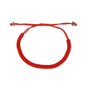 Glücksarmband aus rotem Nylonfaden, tibetisch-buddhistisch, handgewebt, geflochtenes Seil, Knoten, Armbänder, Gebetsanhänger, Schmuck, Liebhaber-Armbänder