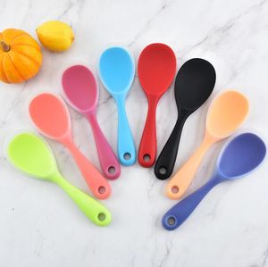 Creative Silicone Kökskedar Verktyg Hög temperaturmotstånd Elektrisk Spis Scoop Rice Spoon