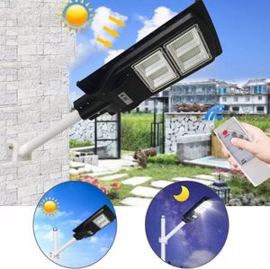 태양 램프 LED 가로등 70W 150W 방수 야외 도로 벽 타이머 원격 제어 화이트 라이트 모션 센서 스포트 라이트