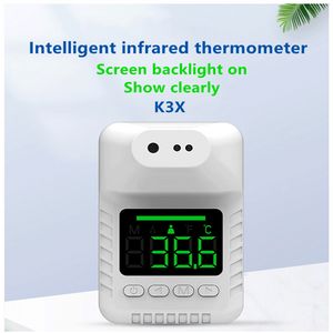 Ingrosso Misuratore di misurazione della temperatura del termometro digitale a infrarossi senza contatto con trasmissione vocale, necessaria in luoghi affollati