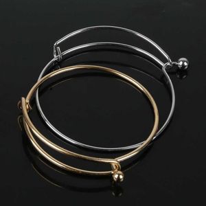 Moda 6 pçs / ouro / ródio ajustável pulseira de ferro expansível pulseira forma pulseiras de fios de moda aberta tipo pulseira para as mulheres jóias q0719