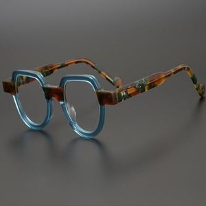 Óculos de sol da moda quadros de alta qualidade acetato miopia Óculos de miopia feminino feminino óculos ópticos lente transcrição de lente clara óculos de computador para m