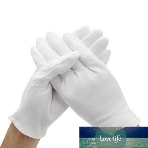 6Pair/Bag White Cotton Inspection Work Gloves Women Men Household Gloves Coin Jewelry Lightweight Gloves Serving/Waiters/drivers Factory price expert design