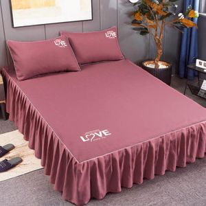 Wholesale protective sheets for sale - Group buy Non slip Bed Skirt High Quality Material Mattress Protective Case Bedspread Pillowcase Dust Cover Bed Sheet F0050