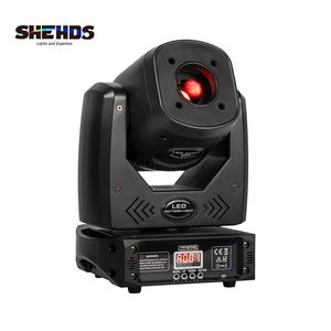 SHEHDS LED Spot 80W With 3-Prism Gobo Moving Head Light Party Dj Equipment Bar Light KTV Bar Stage Lighting Effect