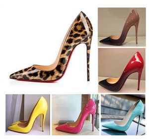 designer 2021 high quality Fashion Heels printing classic Bottoms High Heels Leopard print Wedding Pumps Dress Womens Womens Shoes