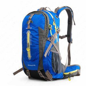 Maleroads 40L 50L 屋外ハイキングバックパック登山バッグ防水ハイキングバッグスポーツバックパックレインカバー付き登山バッグ Q0721