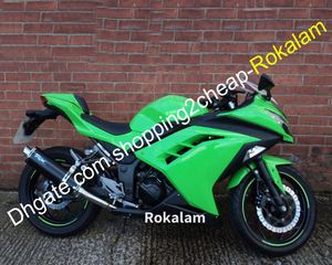 Dla Kawasaki Cowlings Ninja ZX300 EX300 13-16 EX 300 300R EX300R Motocykl Motorbike Black Green ABS Wzmacniacza przedwzmacniacza 2013-2016 (formowanie wtryskowe)
