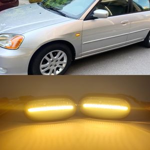 1 conjunto de luz marcadora lateral LED indicador de mudança de direção dinâmico para Honda Accord Civic CRX Prelude S2000 Del Sol Fit Integra