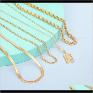 Halsband hängar smycken droppleverans 2021 flera lager porträtt abstrakt metall geometrisk hänge cool vind halsband kvinnlig mwiss