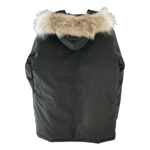 Designer famoso Luxury masculk jacket Canada Canadá North Winter Capeled Coat Real Wolf Gollar Confortável e Aquecido Jaquetas Homens Mulheres Vestação de Vento XS-XXL