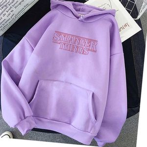 Unisex Stranger Coisas Temporada 3 Hoodie Eleven Oversized Gráfico Sweatshirt Homens Engraçado Hoodies Hoodies Harajuku Roupas Hood Feminino / Masculino H0909