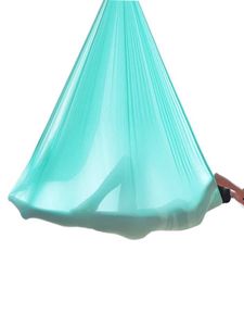 5 * 2,8m Home Esticamento Yoga Yoga Hammock Aerial Silk Ioga Voando Balanço Anti-gravidade Cintos de Yoga Carabiner / Daisy Chain / Placa de Suspensão H1026