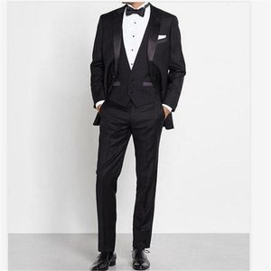 Grau Kerbe Revers Hochzeit Männer Anzüge 2 Tasten Kostüm Homme Bräutigam Smoking Prom Party 3 Stücke Slim Fit Blazer Terno masculino Herren Blazer