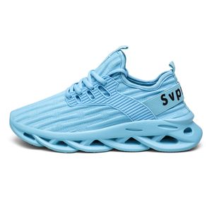 Toptan 2023 En Kaliteli Koşu Ayakkabıları Erkekler Kadın Spor Süper Işık Nefes Alabilir Üçlü Beyaz Mavi Açık Sabitlik Eural 39-44 WY02-H917