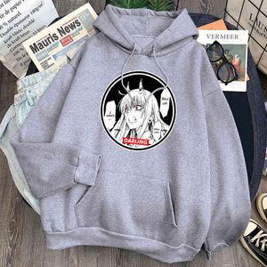 Sevgilim franxx Anime Baskı Hoodies Adam Kazak Sıfır İki Karikatür Harajuku Boy Tişörtü Erkek Hip Hop Streetwear H1227