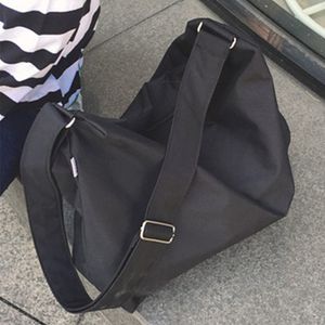 Oxford One-Shoulder-Diagonal-Span-große Tasche im literarischen Stil, Freizeit-Reisetasche, einfache Nylon-Stofftasche im College-Stil