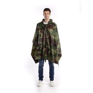 Heren Regenjassen Polyester Camouflage Mode Regenjas Cloak-Style Volwassen Eendelig Wandelen Buitenrijden