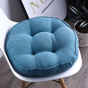 Runda sittande kuddar Pearl Cotton Office Chair Protective Mat Pad Buttocks Backrest Pillow Sofa 211203