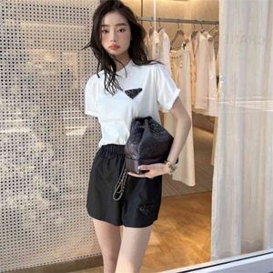 2022 spring and summer new couple manual nailing River Delta stard round neck Casual Short Sleeve T shirt for men women