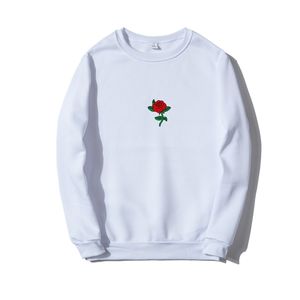 Neue Männer Hip Hop Casual Kurze Beliebte Sweatshirts Mode Mann Streetwear Harajuku Herbst Winter Lustige Rose Print Hoodie Kleidung Y0809