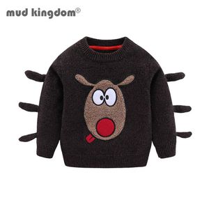 Mudkingdom Ragazzi Maglioni Carino Pecora Modello Manica Lunga Pullover Abiti Autunnali 210615