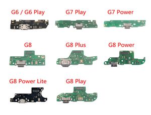 10PCS New USB Charger Charging Connector Board Port Dock Flex Cable With Microphone For Motorola Moto G5 G6 G7 G9 Play Plus G8 Power Lite