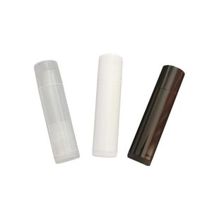 5g PP Lipstick Tube Plastic Transparent Packaging Bottle Refillable Empty Lip Balm Brush Gloss