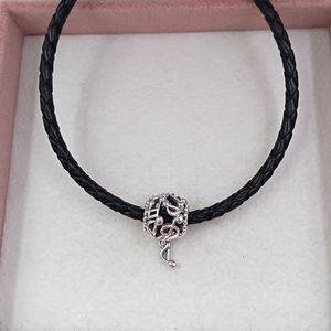 925 Sterling Prata Boho Jóias Fazendo Suprimentos Kit Pandora Música Notas DIY Encantos Ojo Pulseira para Mulheres Homens Bebês Correntes Frisadas Colar Conjunto Pingente 798779C00