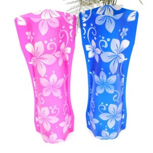 50pcs Creative Clear PVC Plastic Vases Water Bag Eco friendly Foldable Flower Vase Reusable Home Wedding Party Decoration Flower Vases