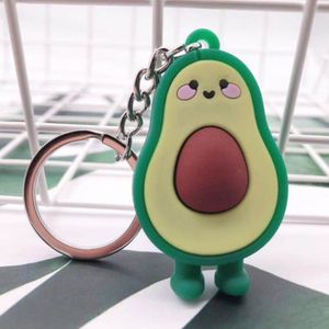 3D Soft Rubber Couples Key Chain Ring for Women Bag Girl Phone Car Keyring Jewelry Gifts