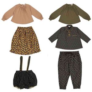 CBC Kids Primavera Roupas Novas Chegadas Menina Bonha de Manga Longa Bela Marca Crianças Menina Roupas Top Quality Sister Correspondência 210331