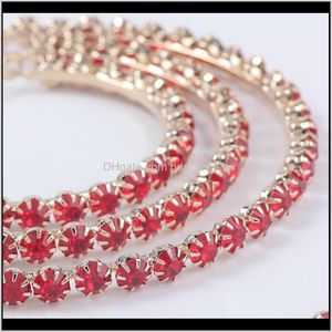 Hie Jewelryfashion Trendy Trendy Stunning Glass Rhinestone Gems For Women Jewelry Fashion Statement Earrings Aessories Drop Deliver