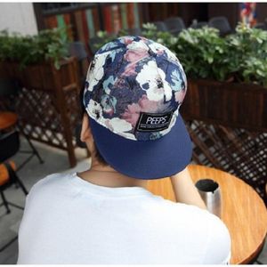 Ball Caps Fashion Hip-Hop Men'S Baseball Cap PEEPS Patch Pattern Summer Breathable Hip Hop Outdoor Sports Sun Hat Elastic Gorras