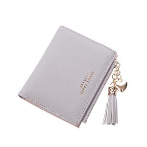Wallets Card Holder Pocket Mini Credit Fashion Cash Coin Purse PU Leather Girls Women Wallet Organizer Short Folding Zipper