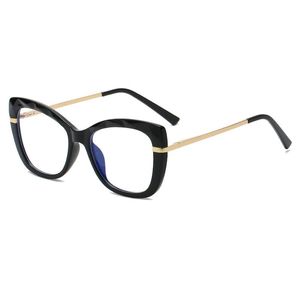 Occhiali da sole alla moda Montature Vintage Occhiali TR90 Donna Uomo Occhiali da vista ottici quadrati trasparenti Montatura per occhiali con lenti trasparenti Anti luce blu
