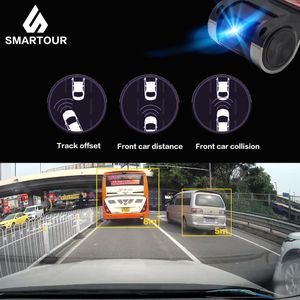 Bil DVR Smartour DVR USB-kontaktfordon 1280 * 720P DVR för Android OS System Mini Car Driving Recorder Camera med ADAS