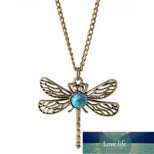 Women Long Necklace Vintage Hollow Dragonfly Pendant Retro Style Bronze Long Chain Sweater Necklaces NYZ Shop Factory price expert design Quality Latest Style