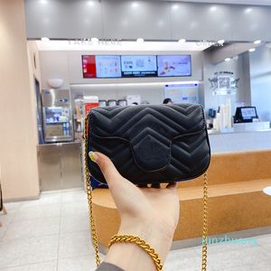 디자이너 - 여성 가방 인기 여성 패션 체인 어깨 한국어 Messenger 작은 사각형 가방