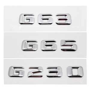 Bil styling för Mercedes Benz G klass bakre stam klistermärke nummer brev svans emblem dekal G230 G63 G65 G300 G350 G500 G550 W204