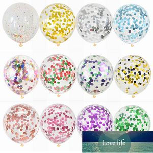 10 pcs 12inch multicolor confetti bilhões de látex casamento festa de aniversário crianças favorecer decoração de balão Baby chuveiro globos suprimentos.8