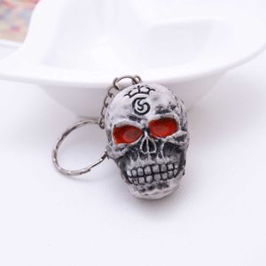 Punk Keychain 3D Small Skull Pendant Hip Hop Jewelry Men And Women Keyring Keychain Small Commodity Gift G1019