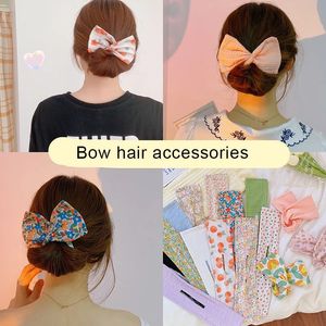 Bun bun band do włosów DIY Donut Maker Girls Women Print Wiązany Elastyczny Twister Styling Narzędzie Pałąk Kurerowy Akcesoria do włosów