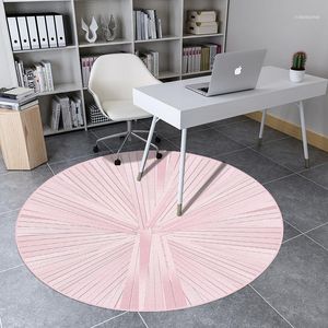 Mattor Färgglada Träkornmönster Barn Sovrum Heminredning Sammanfattning Rug Sofa Stol Mat Modern Round Living Room Carpet1