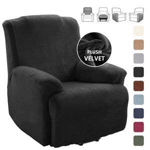 4 sztuk Pluszowa Aksamitna Kanapa Pokrywa Sofa Do Salonu Relax Fotel Slipcover Krzesło Leniwe Boy 211116