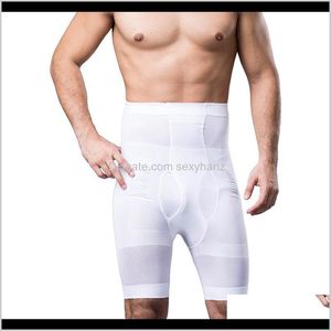 Męskie kształty High Waist Trener Mężczyźni Body Odchudzanie Compression Contour Shaper Slud Shorting Bielizna Szorty Slim Fit Boxer P Gtadt