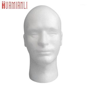 Träning Mannequin 2021 Cosplay Styrofoam Manikin Head Modell Foam Wig Hårglasögon Display Drop Ship 17Aug291