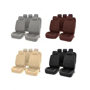 Copertini per sedili per auto La copertura in pelle di lusso cuscino di sicurezza universale pu￲ essere utilizzata nella maggior parte dei sedili interni impermeabili